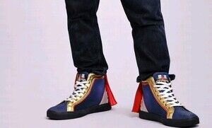 Officially Licensed Marvel Comics Thor God of Thunder High Top Sneakers Sz 11